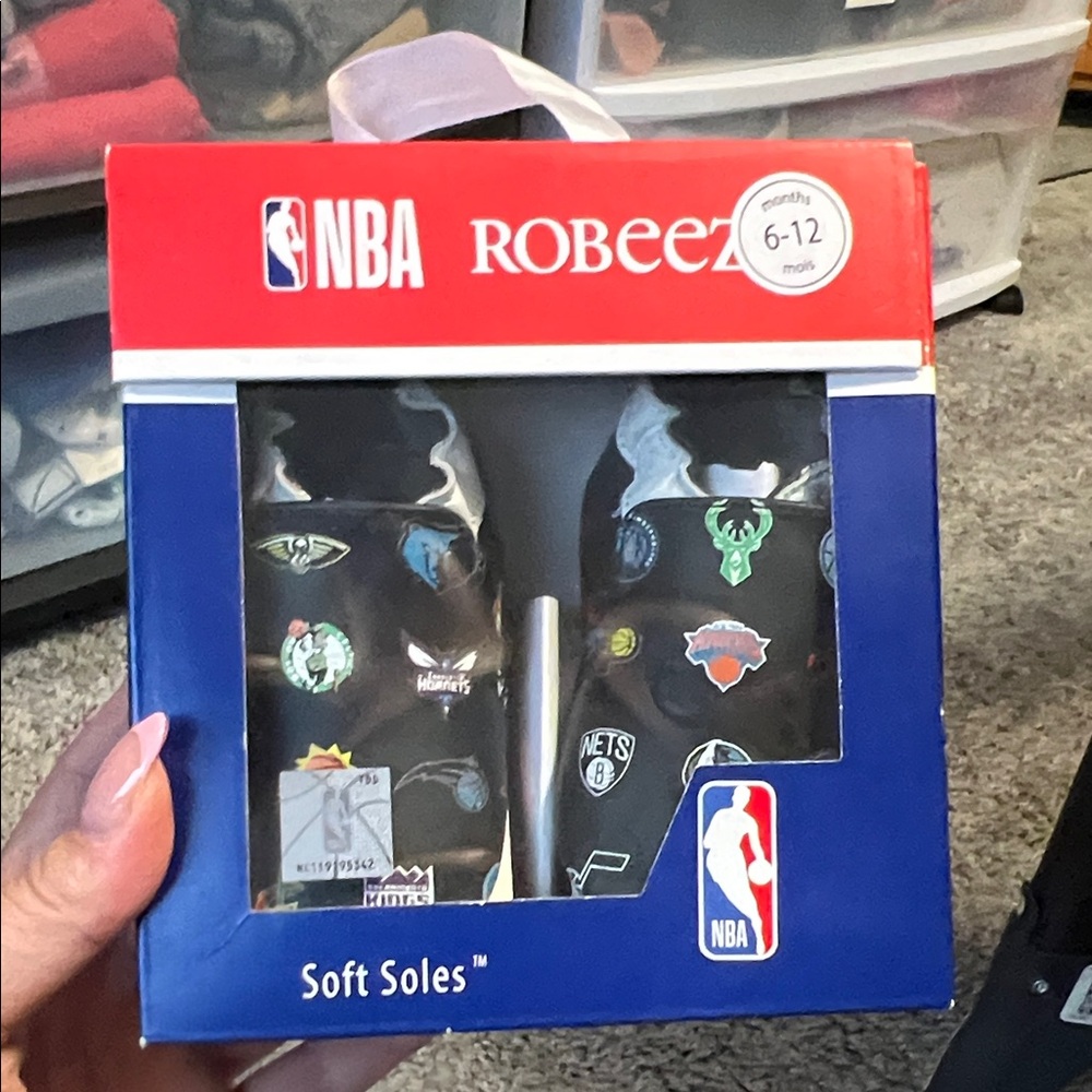 Robeez NBA Team Logo Baby Shoes